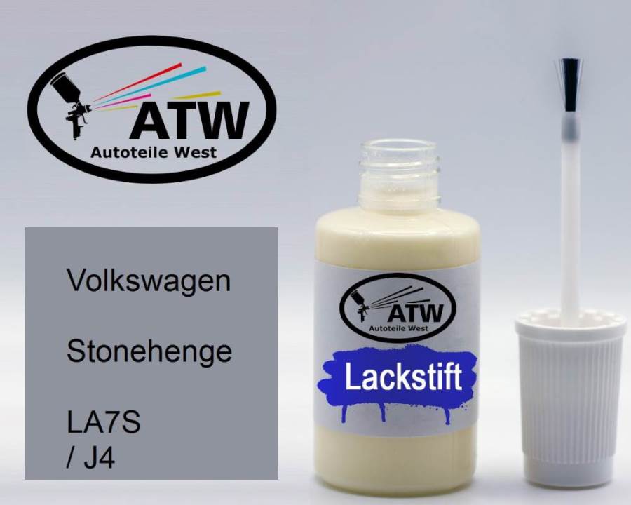 Volkswagen, Stonehenge, LA7S / J4: 20ml Lackstift, von ATW Autoteile West.